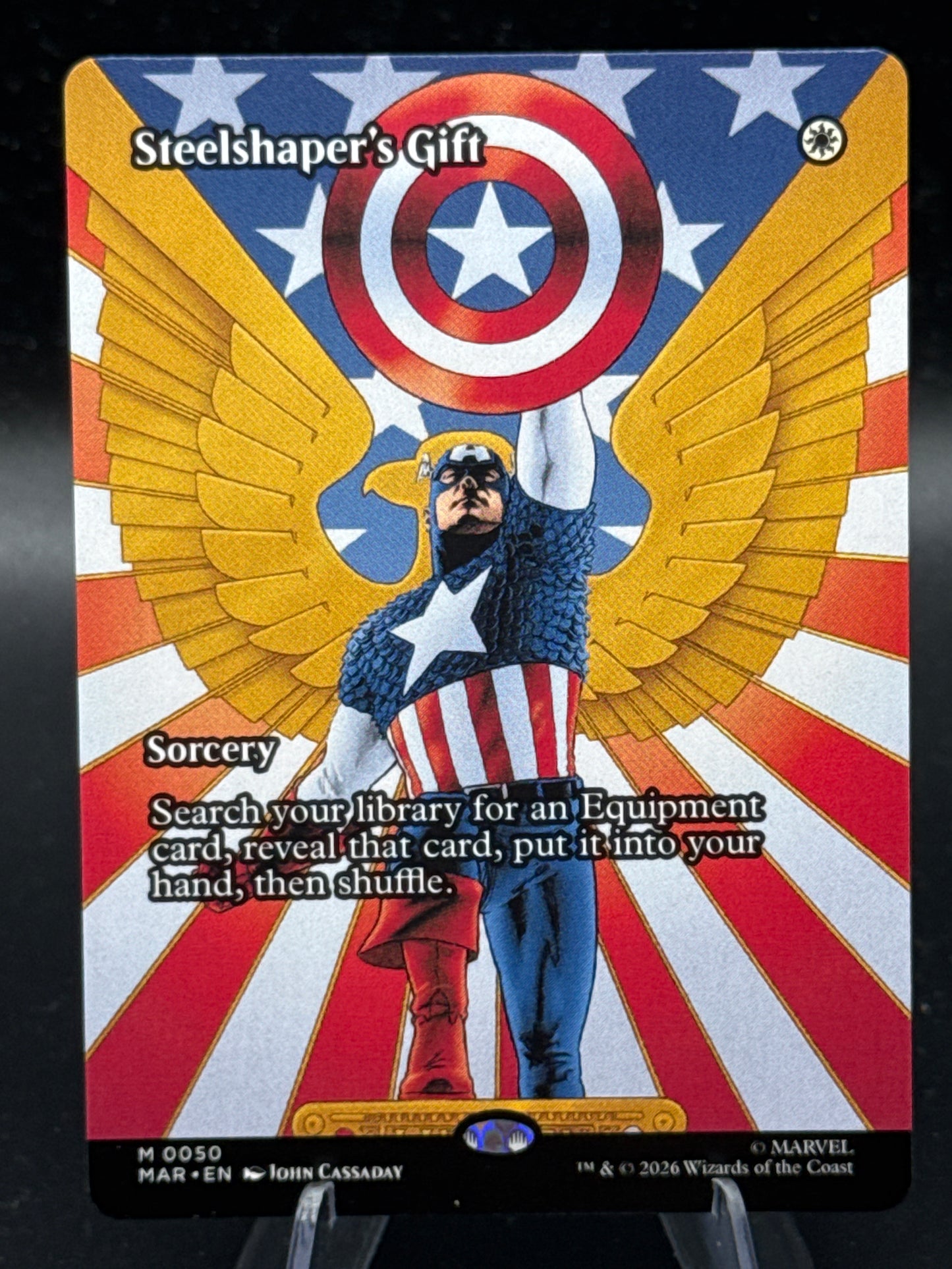 MTG TCG: Steelshaper's Gift (Borderless) M 0050 - Marvel Super Heroes