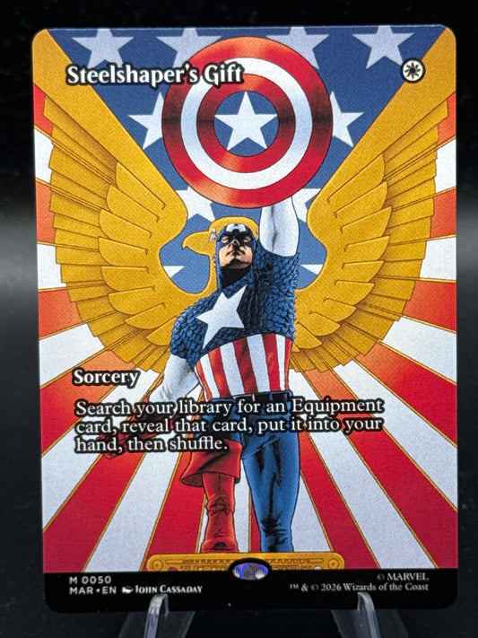 MTG TCG: Steelshaper's Gift (Borderless) M 0050 - Marvel Super Heroes