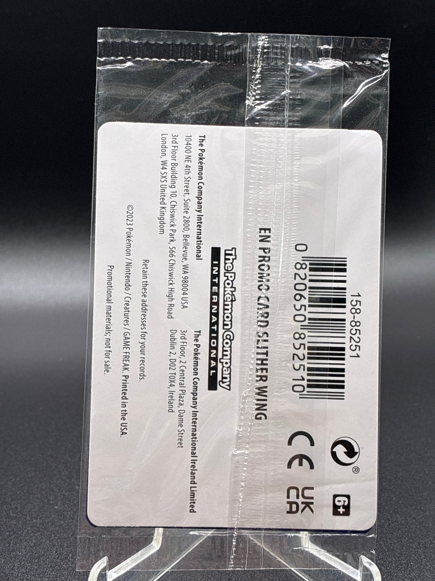 Pokémon TCG: 2023 Slither Wing 107/182 S&V: Paradox Rift Best Buy Promo Sealed