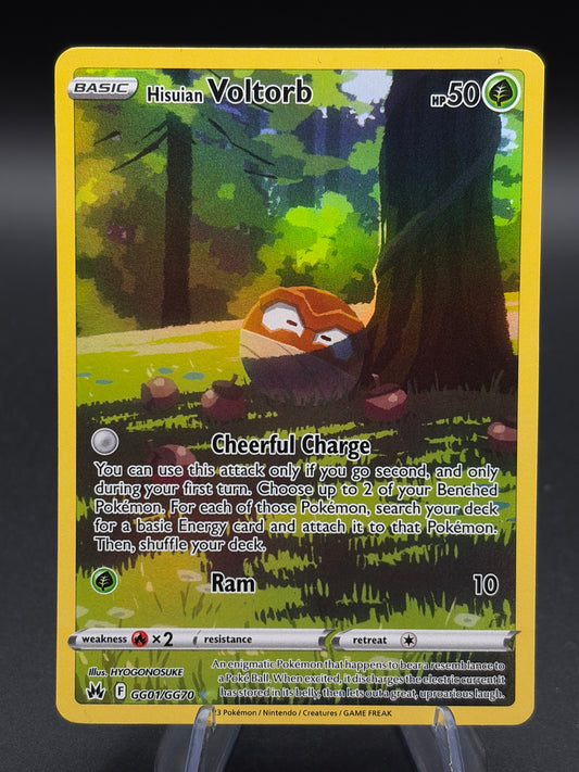 Pokémon TCG: 2023 Hisuian Voltorb - GG01/GG70 - SWSH: Crown Zenith Galarian Gallery