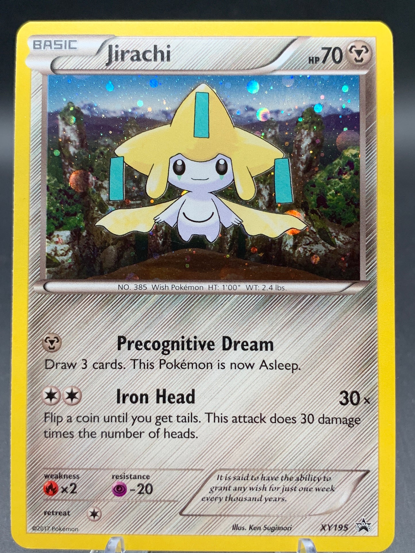 Pokémon TCG: 2017 Jirachi - XY195 - XY Promos Holo
