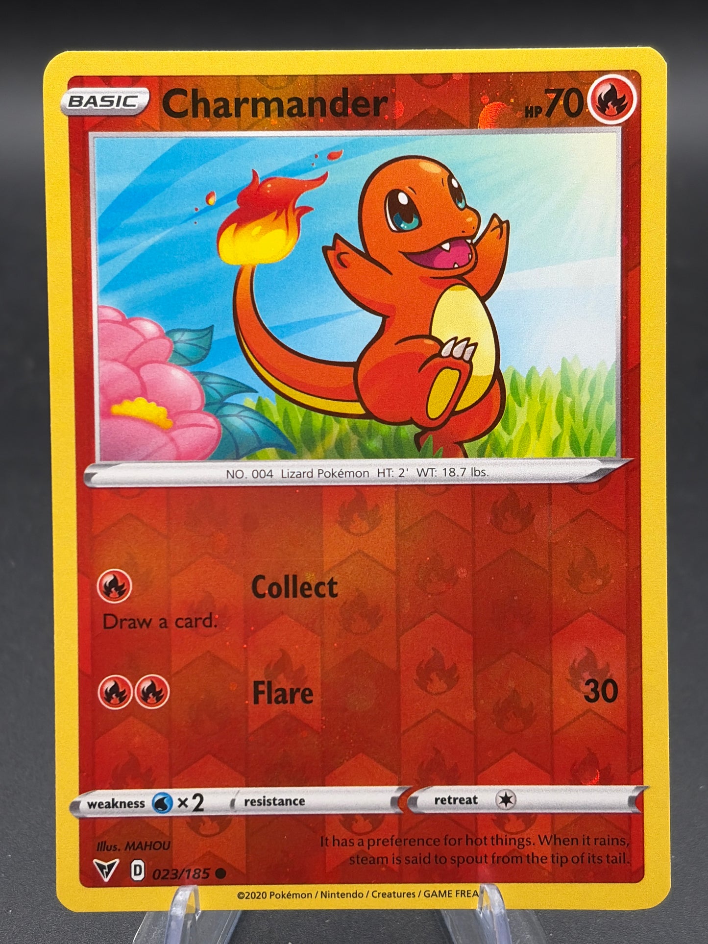 Pokemon TCG 2020 Charmander - 023/185 (Reverse Cosmos Holo)