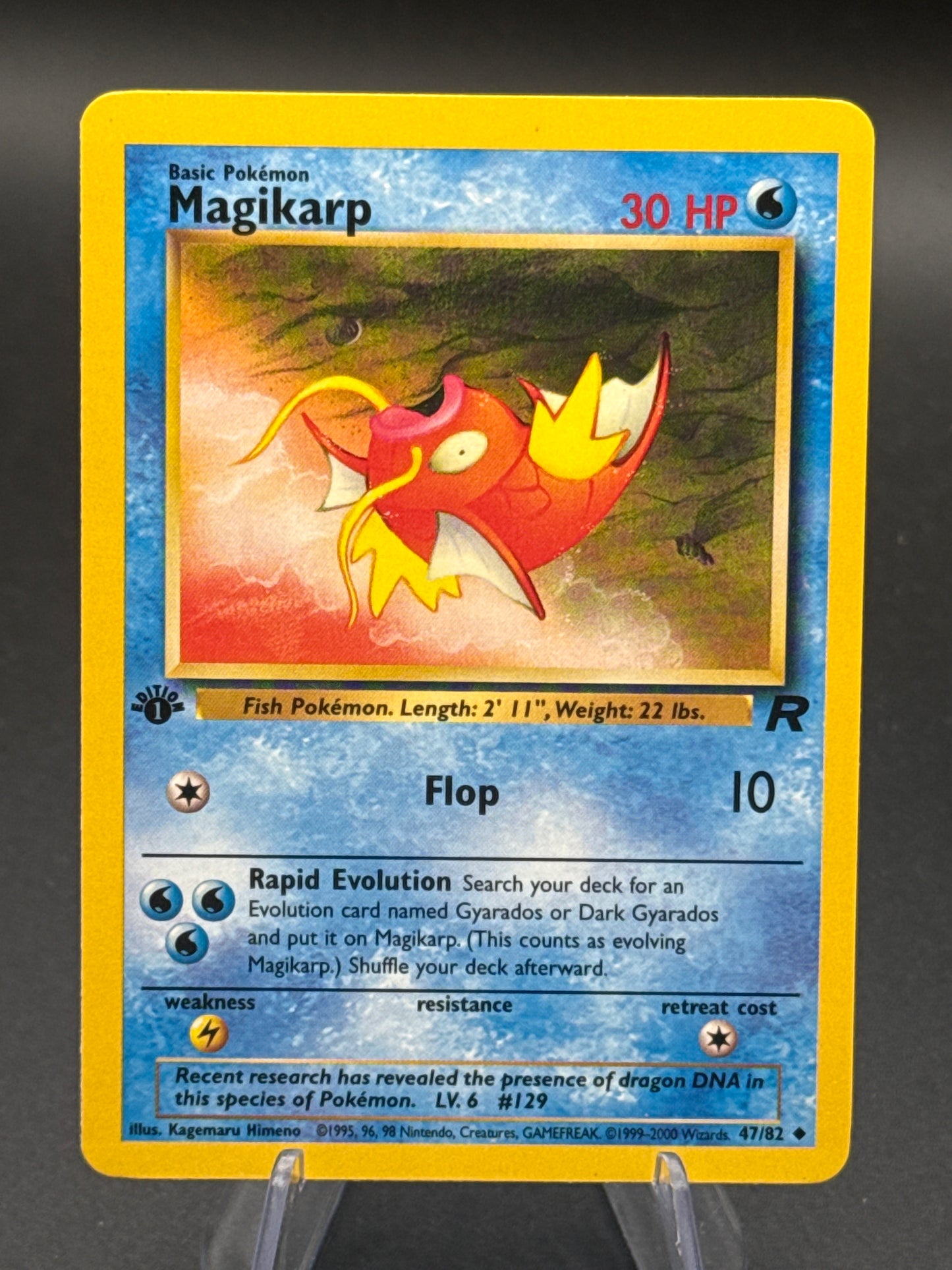 Pokémon TCG: 2000 Magikarp 1st Edition 47/82 - Team Rocket