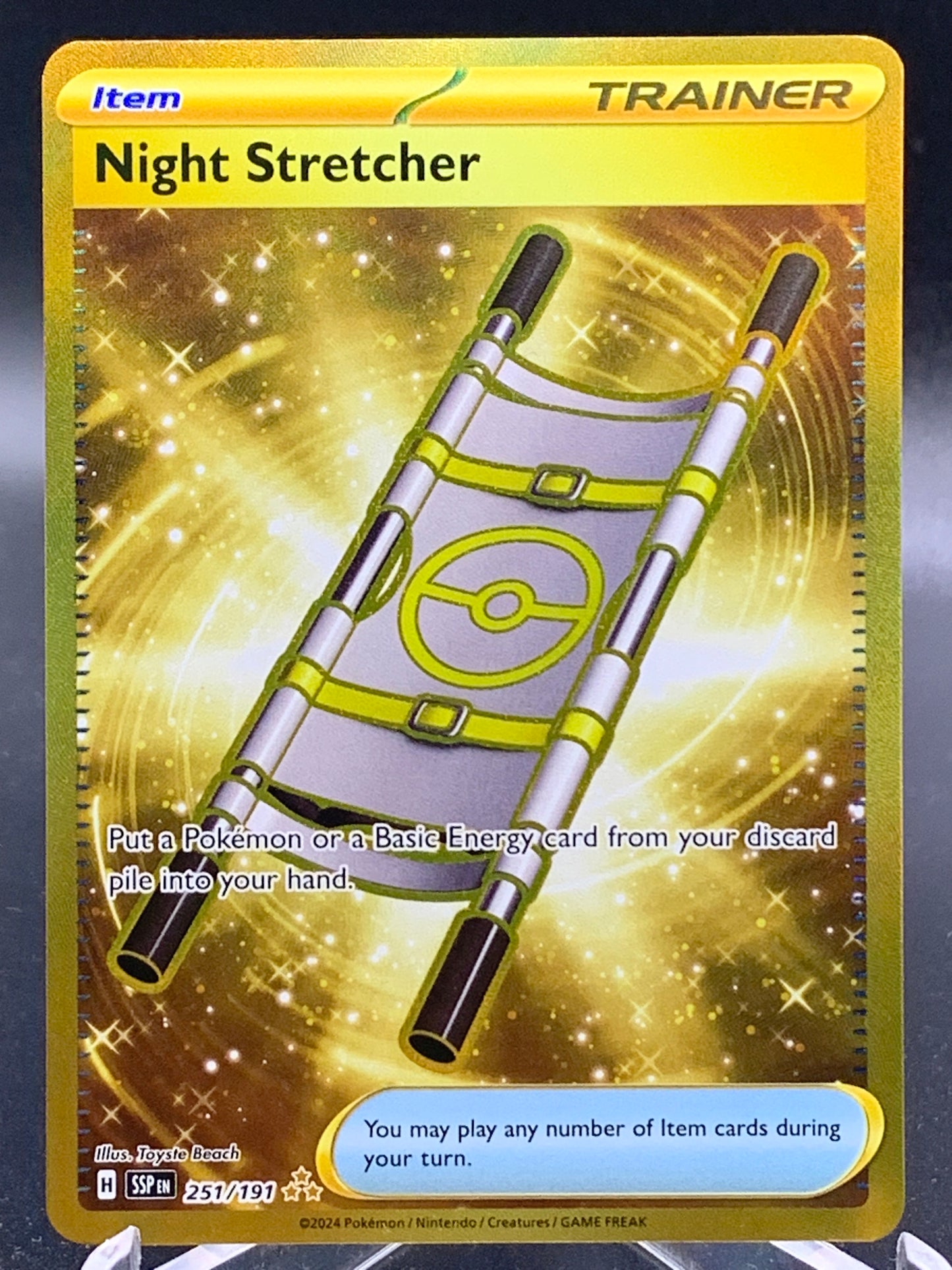 Pokémon TCG 2024 Night Stretcher 251/191 S&V: Surging Spark