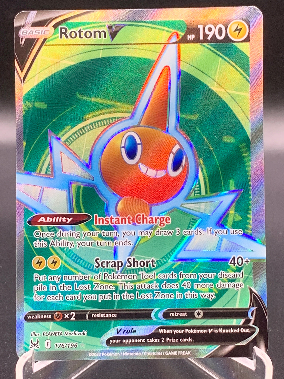 Pokémon TCG: 2022 Rotom V 176/196 SWSH: Lost Origin