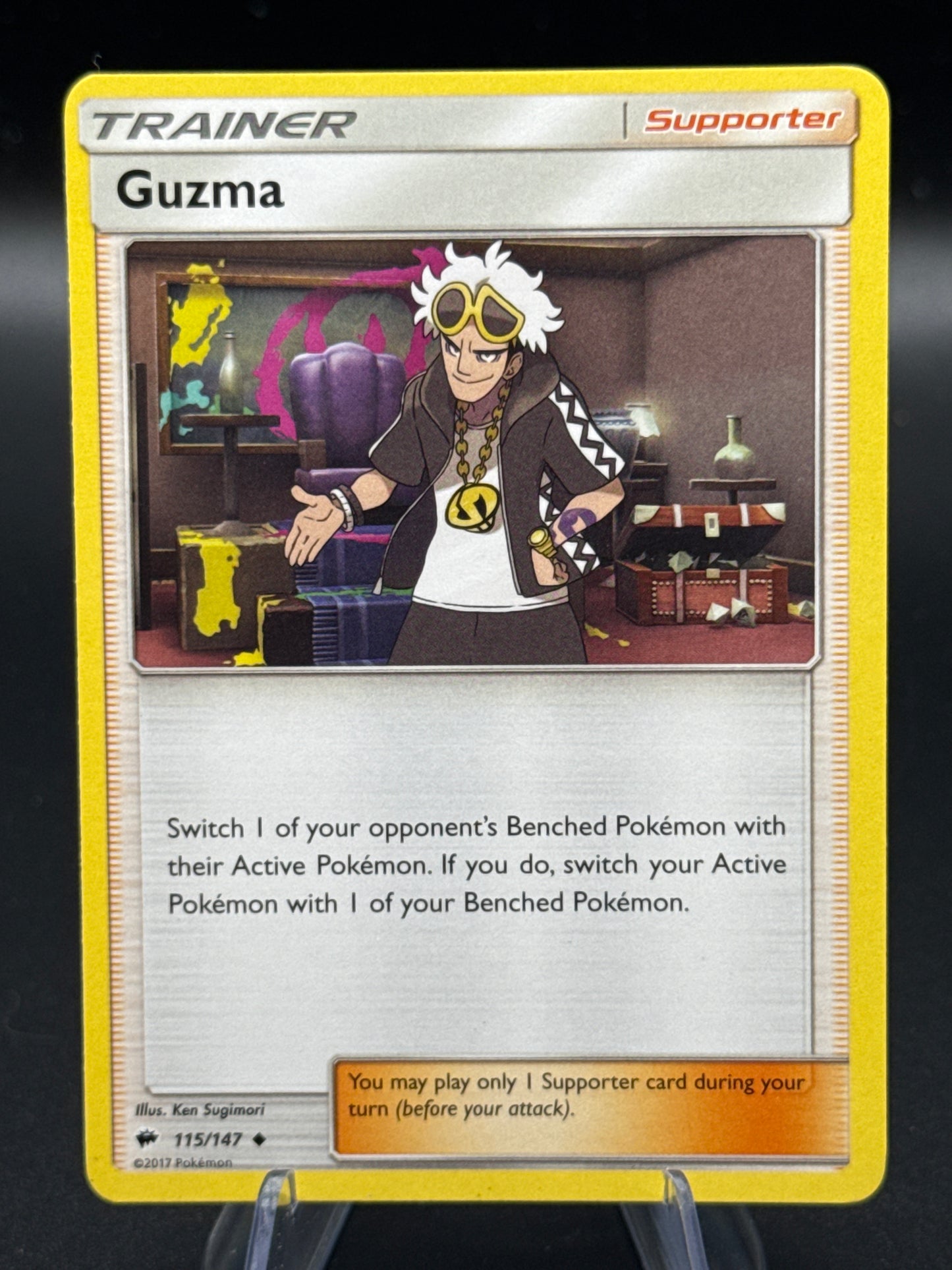 Pokémon TCG: 2017 Guzma 115/147 SM: Burning Shadows