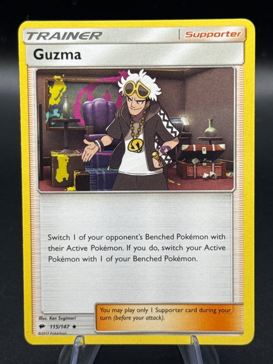 Pokémon TCG: 2017 Guzma 115/147 SM: Burning Shadows