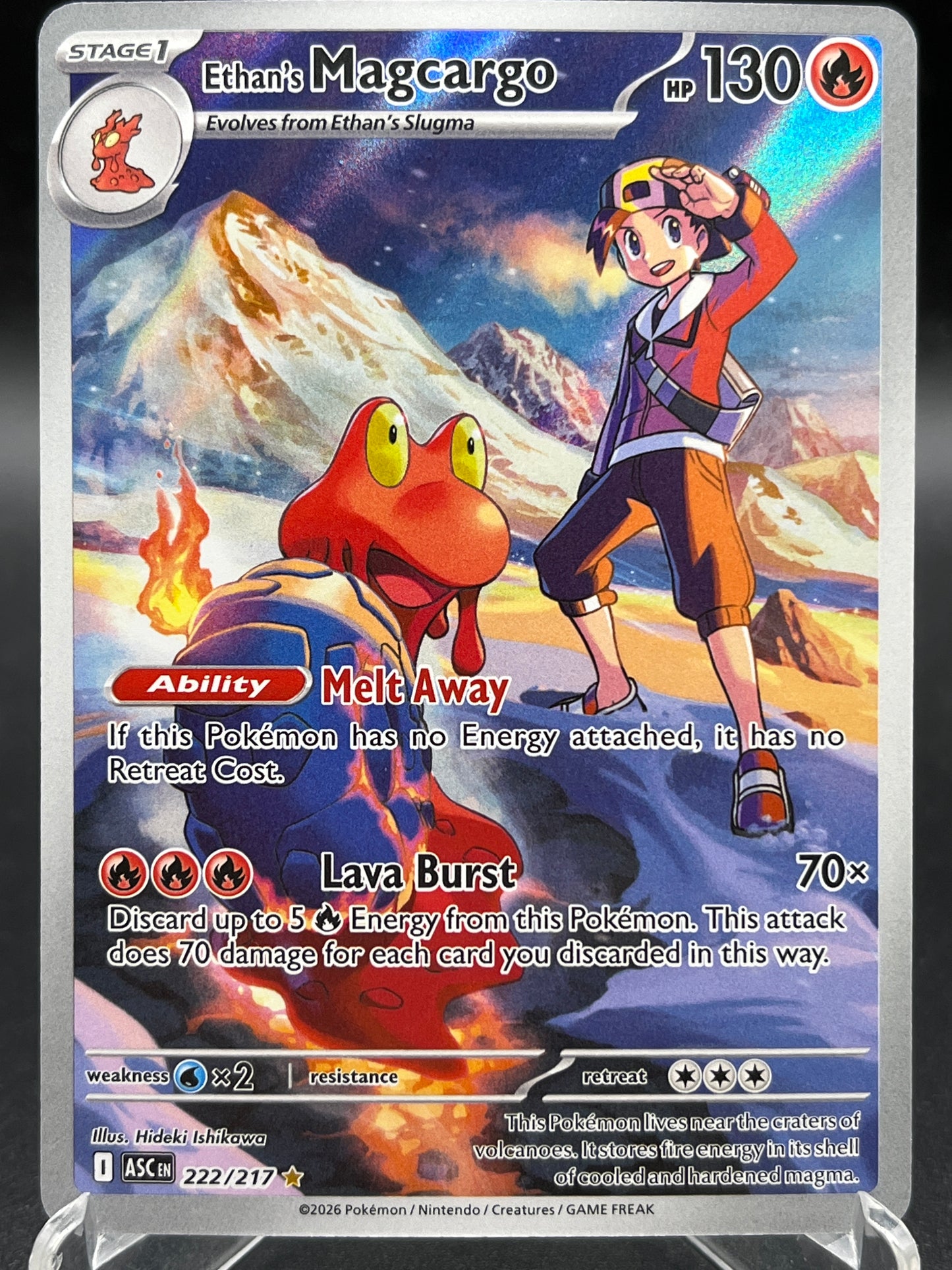 Pokémon TCG: 2026 Ethan's Magcargo - 222/217 - ME: Ascended Heroes