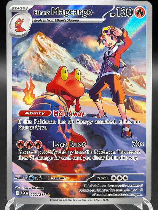 Pokémon TCG: 2026 Ethan's Magcargo - 222/217 - ME: Ascended Heroes