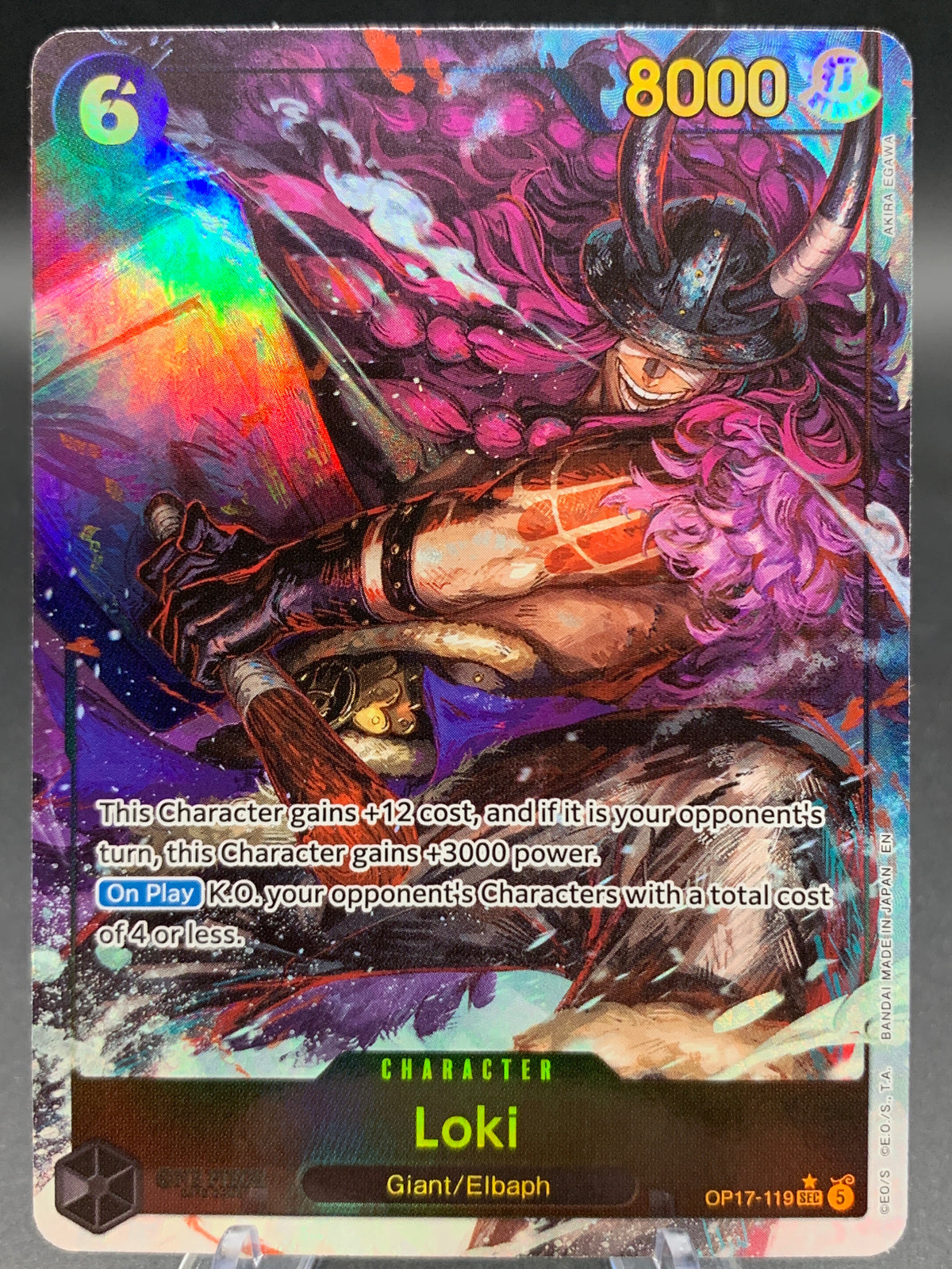 One Piece TCG: Loki (Alternate Art) - The World's Strongest Warriors (OP17)