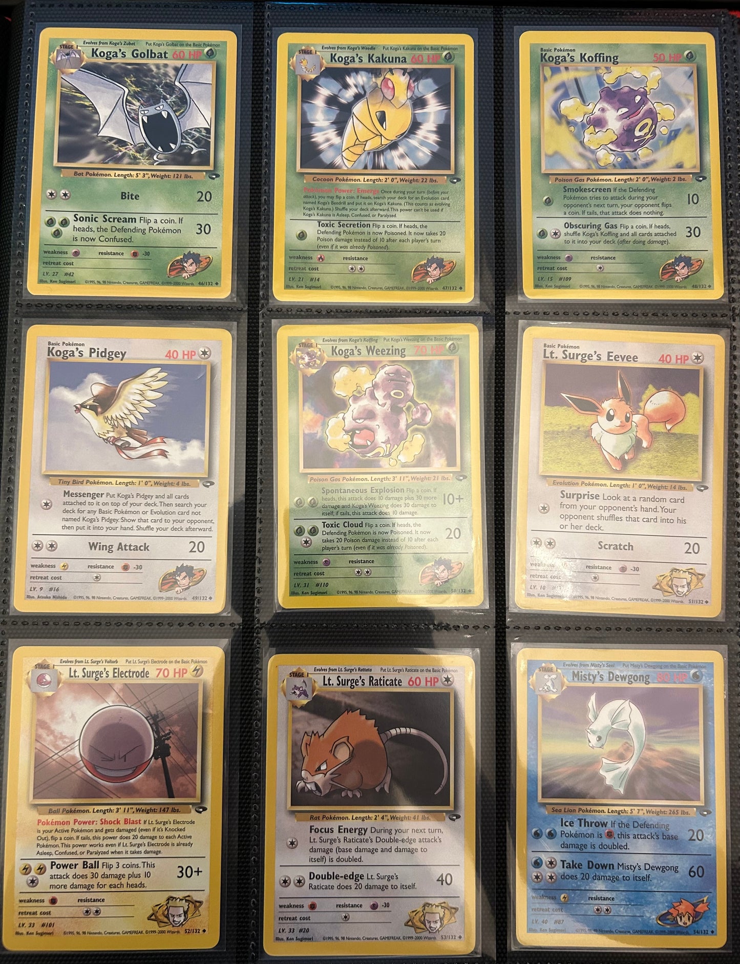 Pokémon TCG: Complete Gym Challenge Full Set - NM/LP