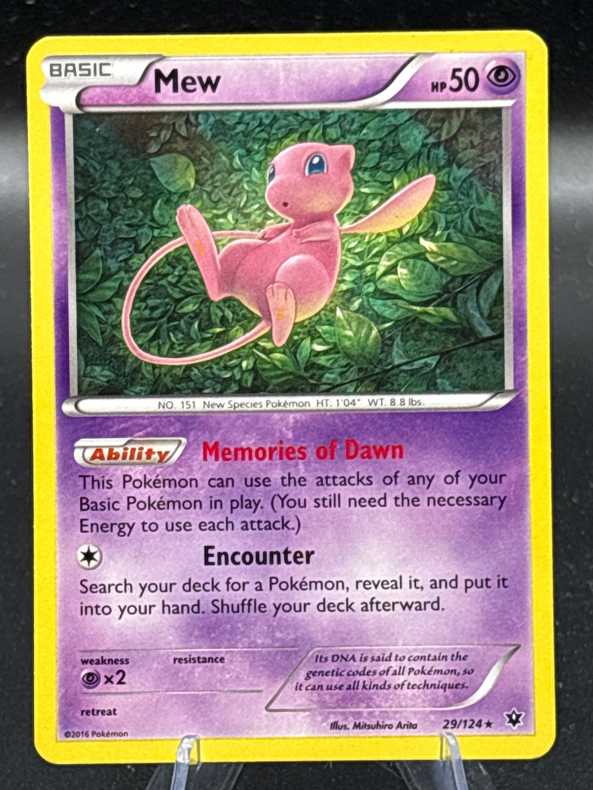 Pokémon TCG: 2016 Mew 29/124 XY: Fates Collide