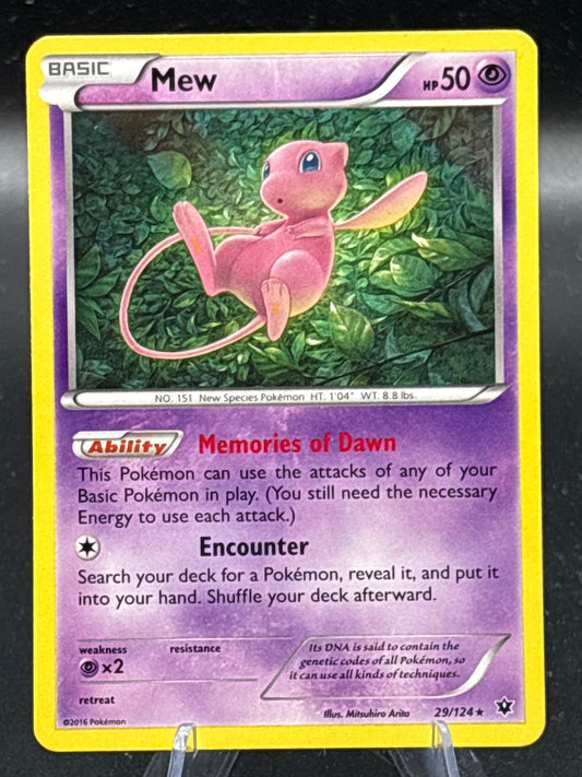 Pokémon TCG: 2016 Mew 29/124 XY: Fates Collide