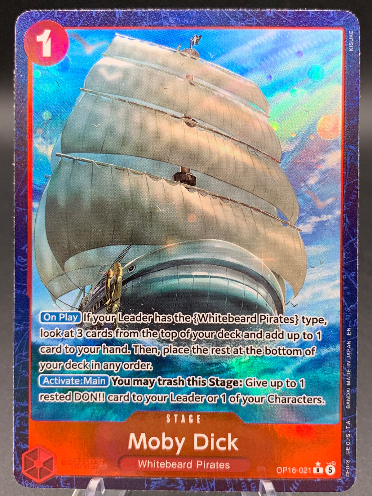 One Piece TCG: Moby Dick (Alternate Art) - The Time of Battle (OP16)