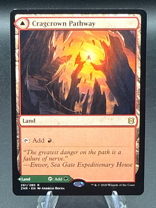 MTG TCG: Cragcrown Pathway 261/280 - Zendikar Rising