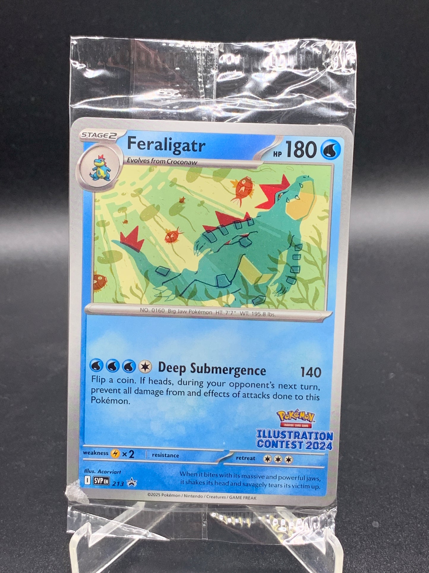 Pokémon TCG: 2024 Feraligatr #213 - SV: Best Buy Promo - Sealed
