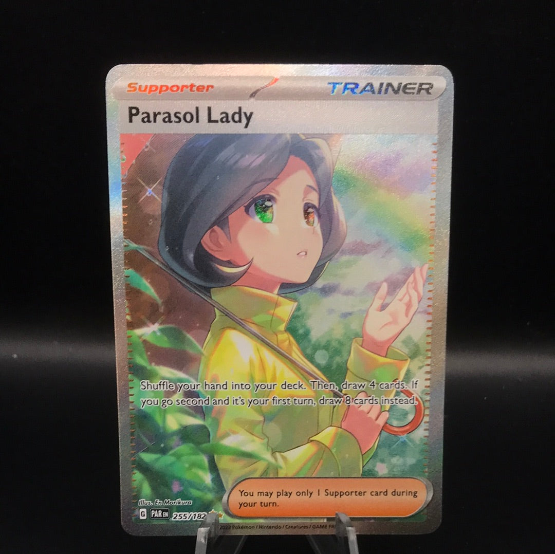 Pokemon TCG: 2023 Parasol Lady 255/182 Paradox Rift