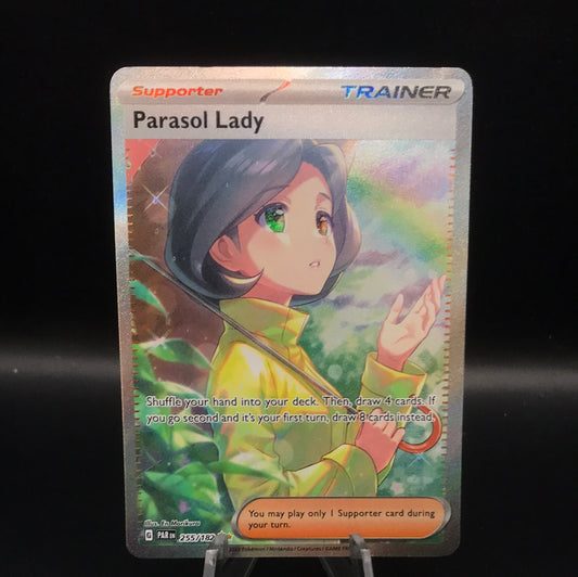Pokemon TCG: 2023 Parasol Lady 255/182 Paradox Rift