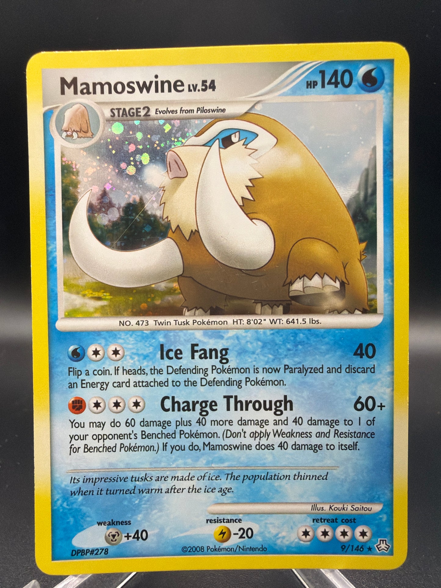 Pokémon TCG: 2008 Mamoswine -9/146- Legends Awakened (LA)