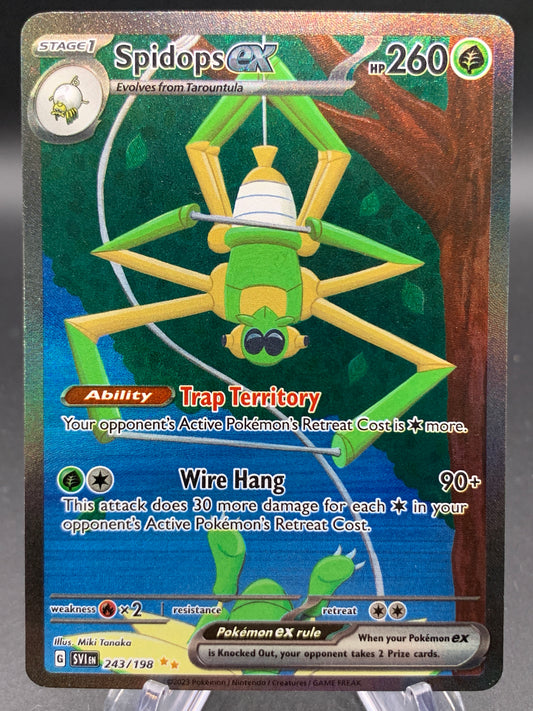 Pokémon TCG: 2023 Spidops ex - 243/198 - SV: Scarlet & Violet Base Set