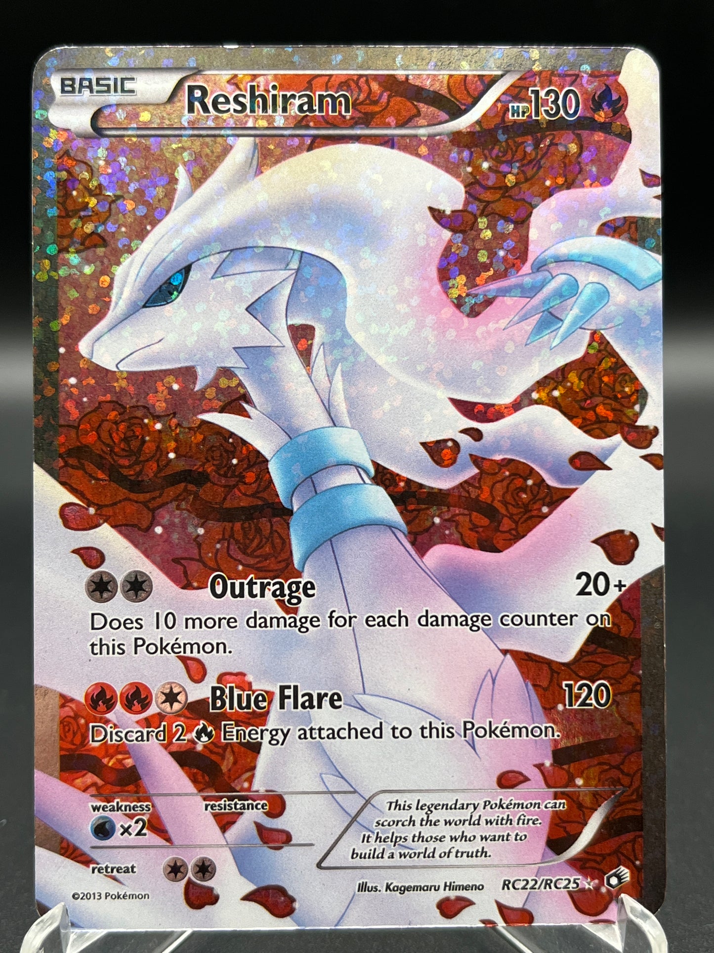 Pokémon TCG: 2013 Reshiram - RC22/RC25 - B&W: Legendary Treasures