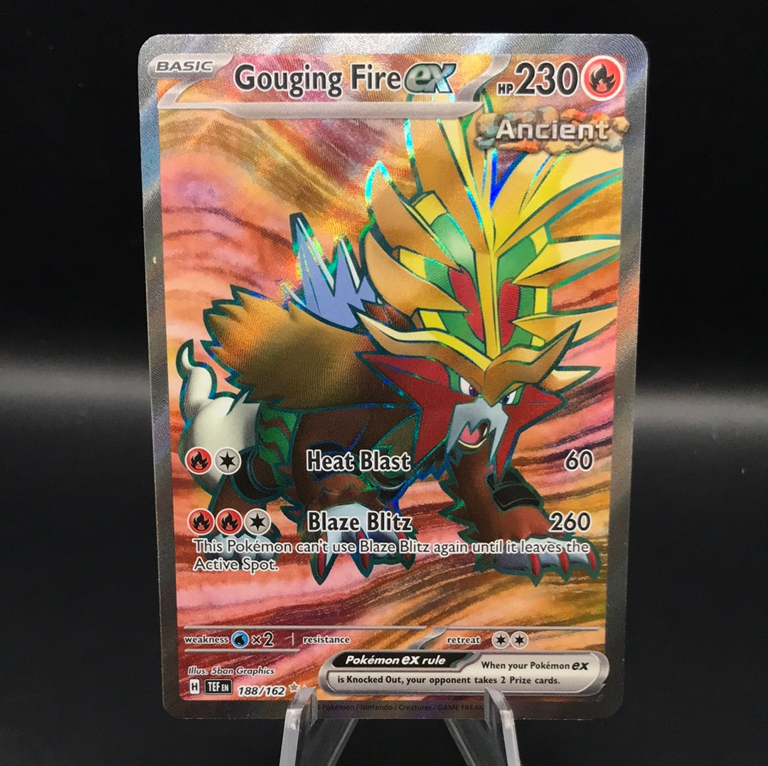 Pokémon TCG: 2024 Gouging Fire Ex 188/162 S&V: Temporal Forces