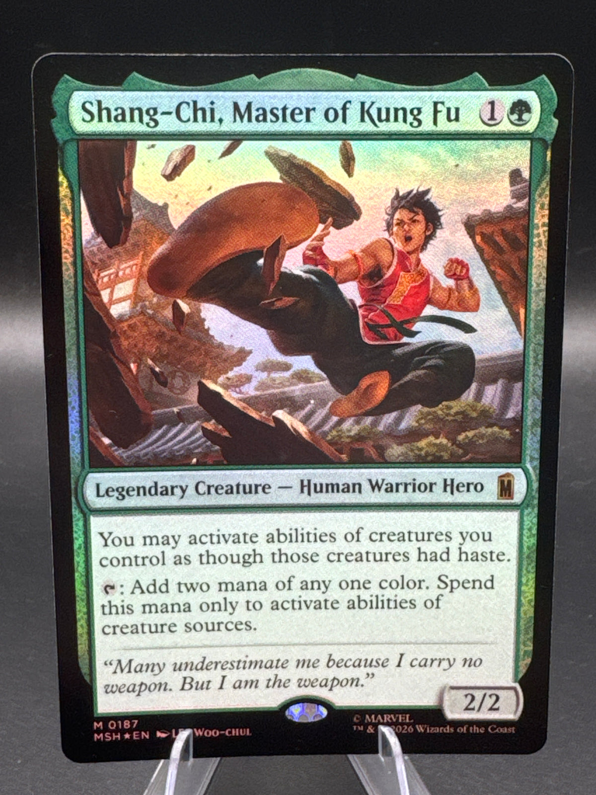 MTG TCG: 2026 Shang-Chi, Master of Kung Fu M (Foil) - 0187 - Marvel Super Heroes (MSH)