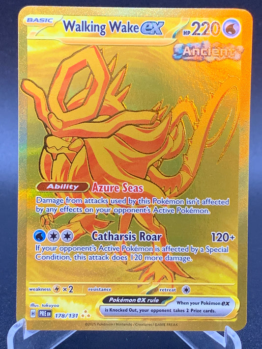 Pokémon TCG: 2025 Walking Wake ex 178/131 SV: Prismatic Evolutions