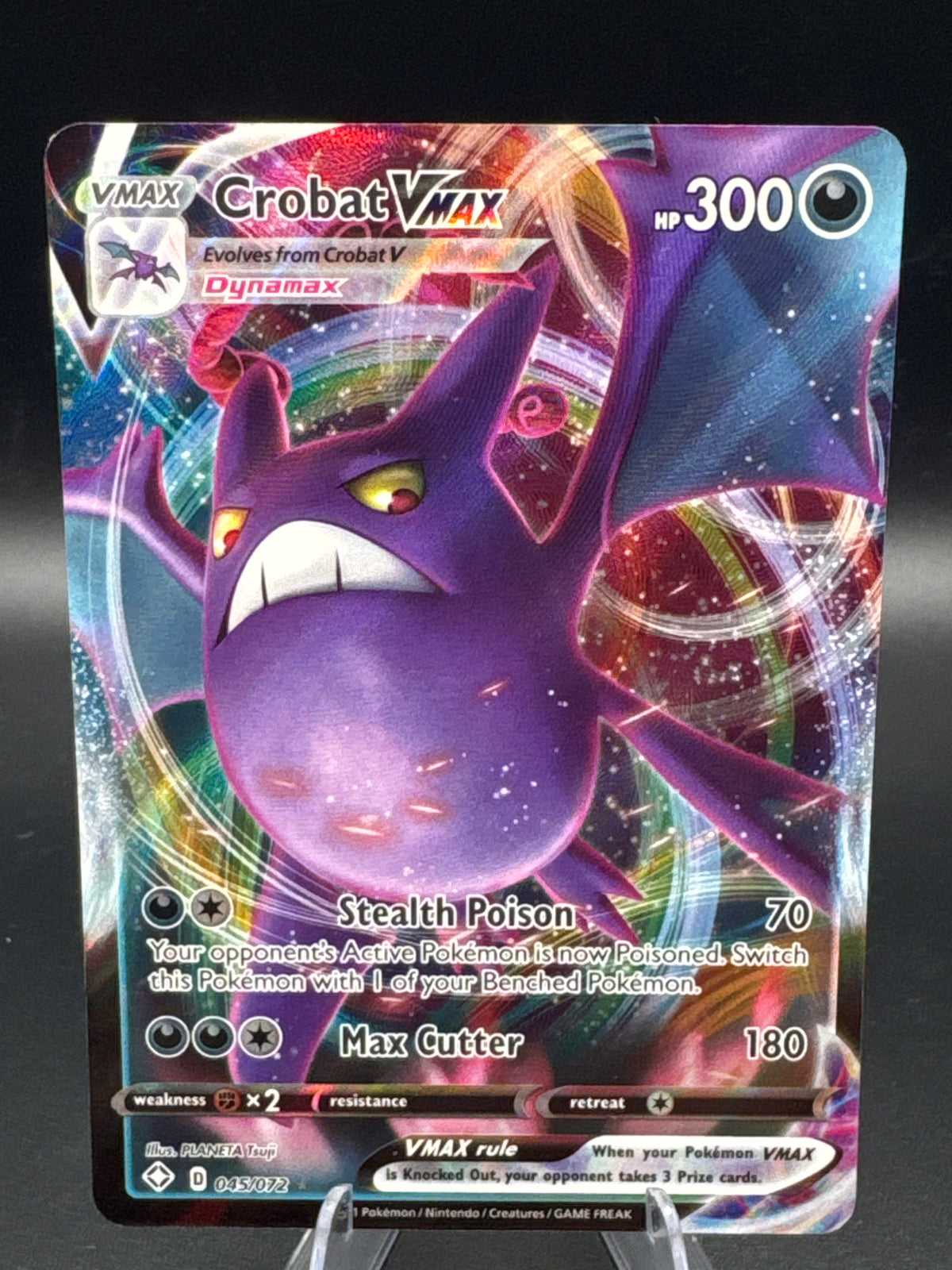 Pokémon TCG: 2021 Crobat VMAX - Shining Fates (SHF)