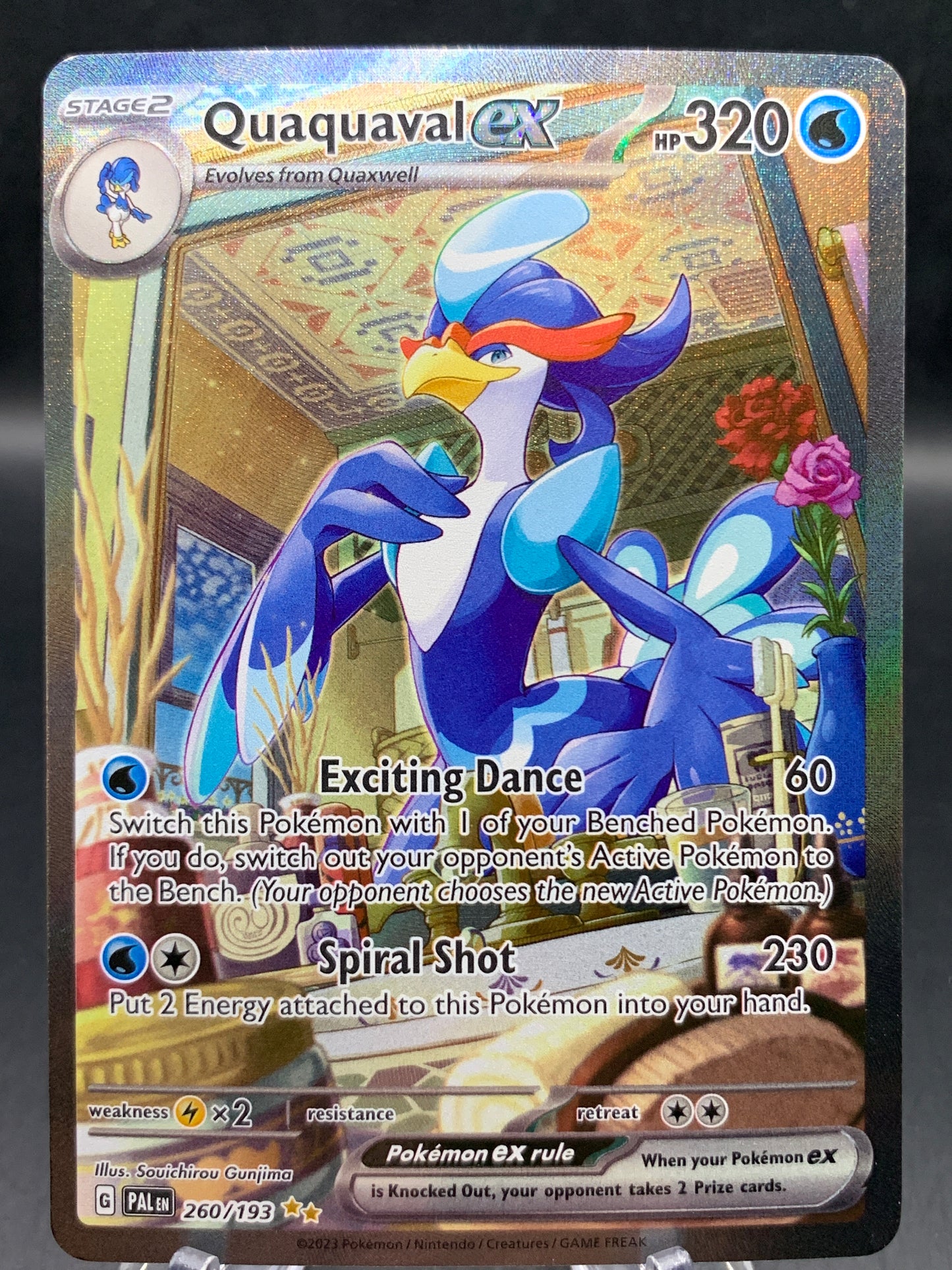 Pokémon TCG: 2023 Quaquaval ex - 260/193 - SV: Paldea Evolved