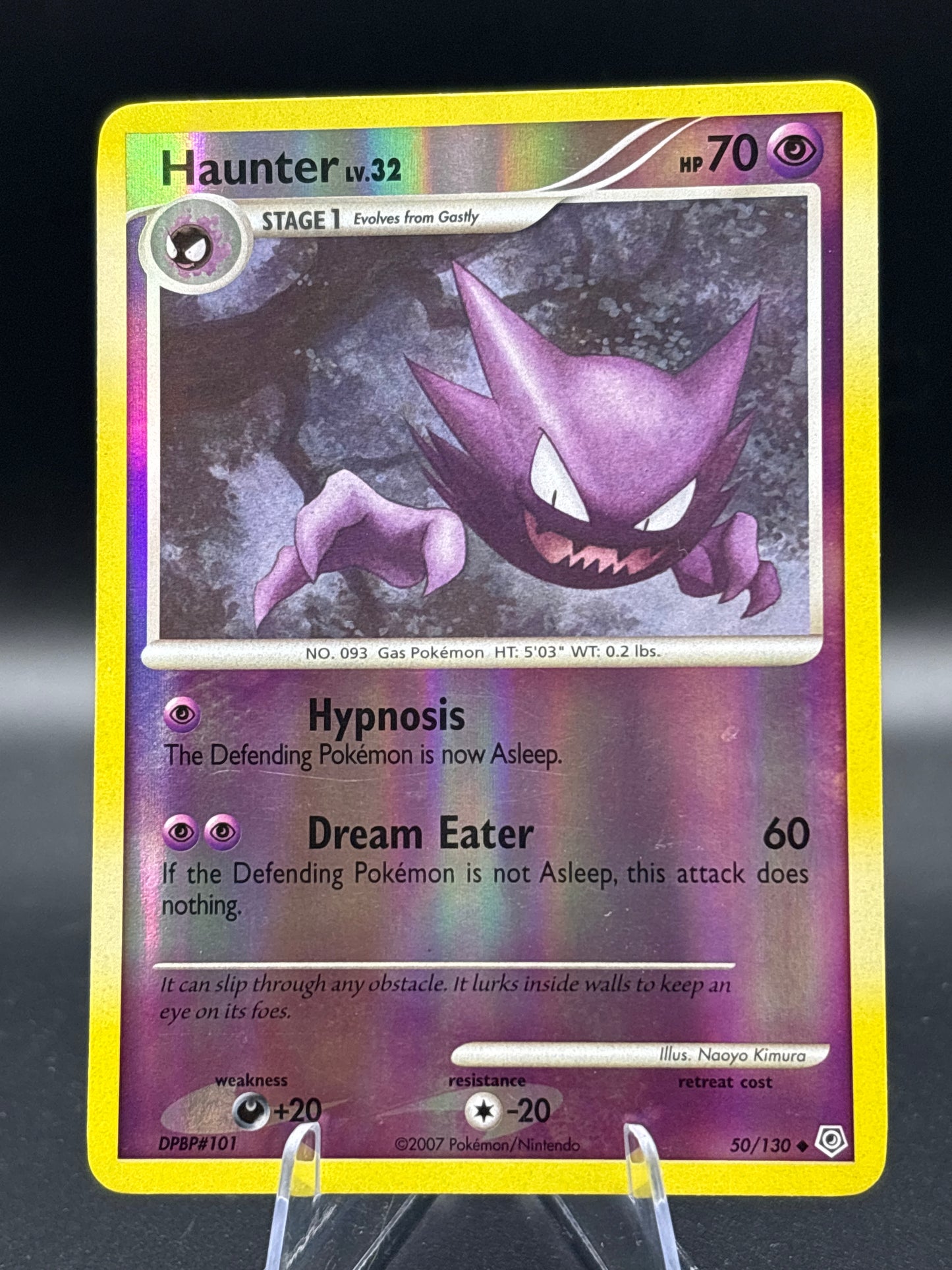 Pokémon TCG: 2007 Haunter 50/130 - Diamond and Pearl Reverse Holo