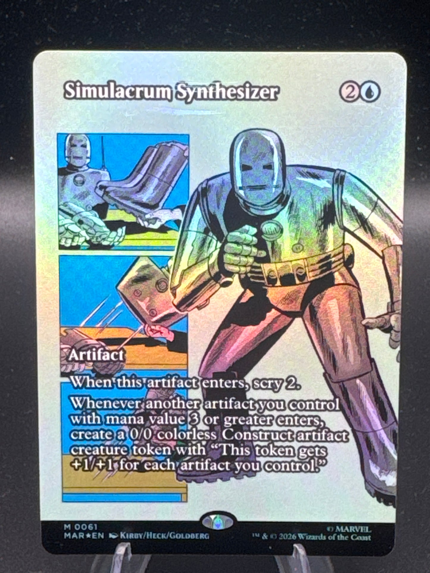 MTG TCG: Simulacrum Synthesizer (Borderless) M 0061 - Marvel Super Heroes