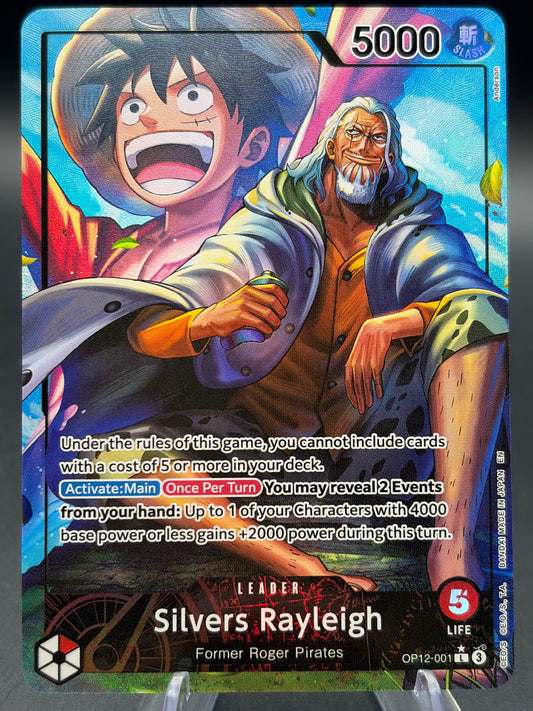 One Piece TCG: Silvers Rayleigh OP12-001 Legacy of the Master