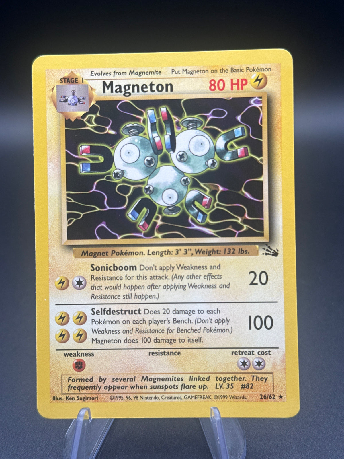 Pokémon TCG: 1999 Magneton 26/62 -  Fossil