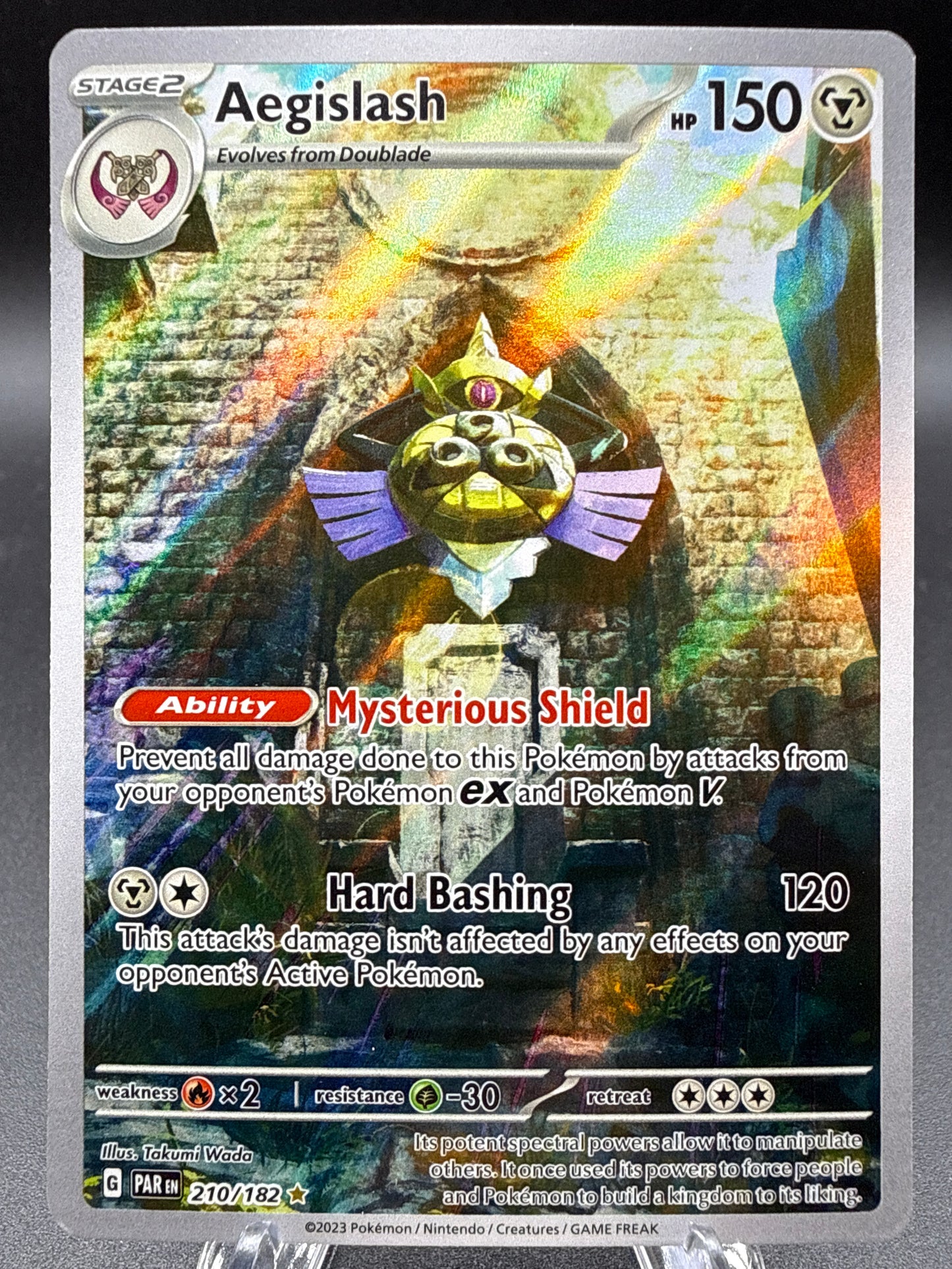 Pokémon TCG: 2023 Aegislash - 210/182 - SV04 - Paradox Rift