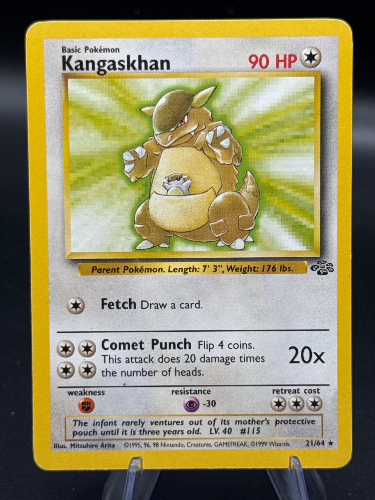 Pokémon TCG: 1999 Kangaskhan - 21/64 - Jungle