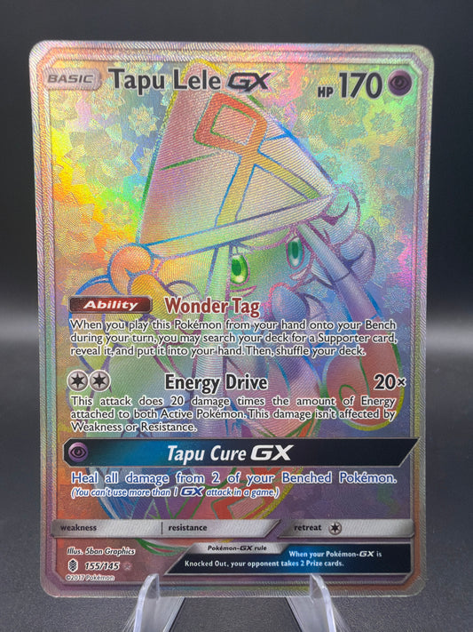 Pokémon TCG: 2017 Tapu Lele GX 155/145 S&M: Guardians Rising (Secret)