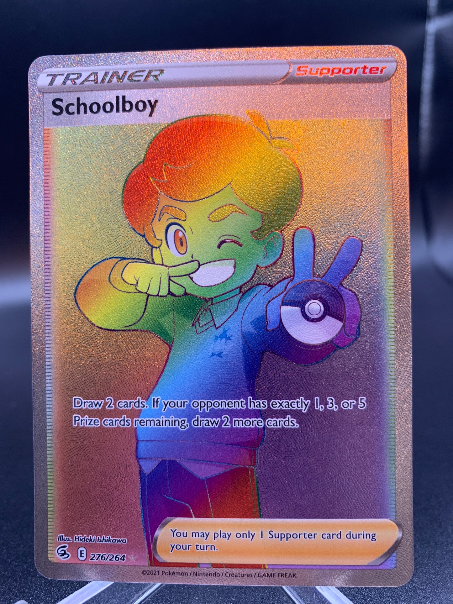 Pokémon TCG: 2021 Schoolboy 276/264 SWSH: Fusion Strike