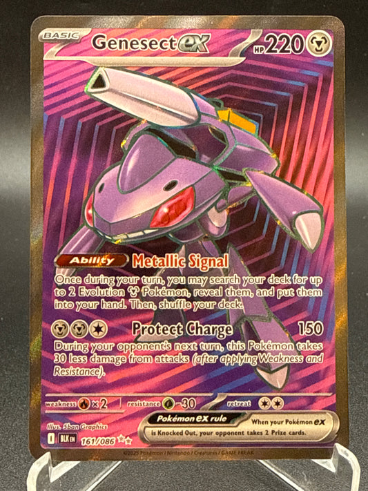 Pokémon TCG: 2025 Genesect ex 161/086 SV: Black Bolt