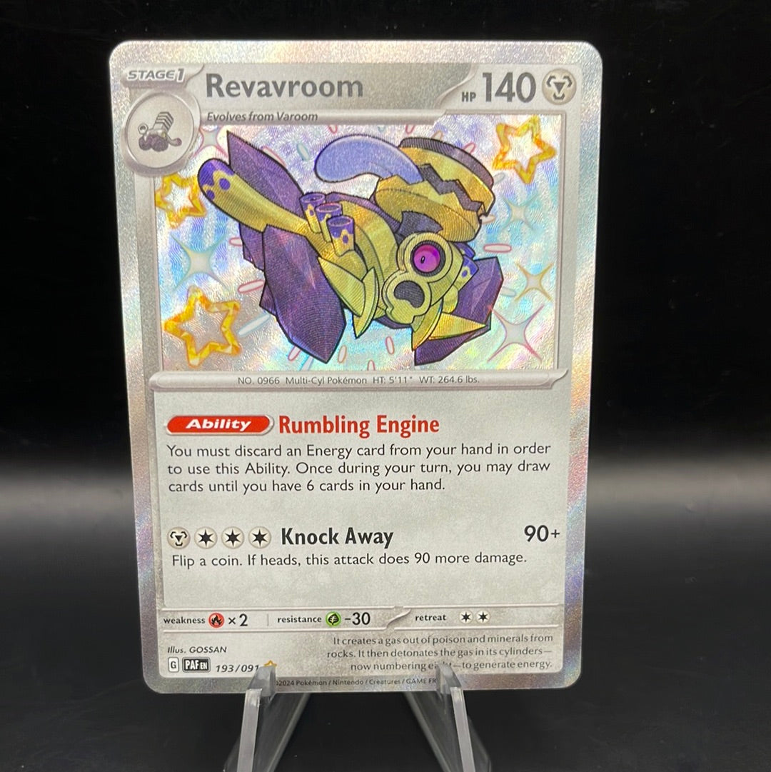Pokémon TCG: 2024 Revavroom - 193/091 - SV: Paldean Fates Baby Shiny