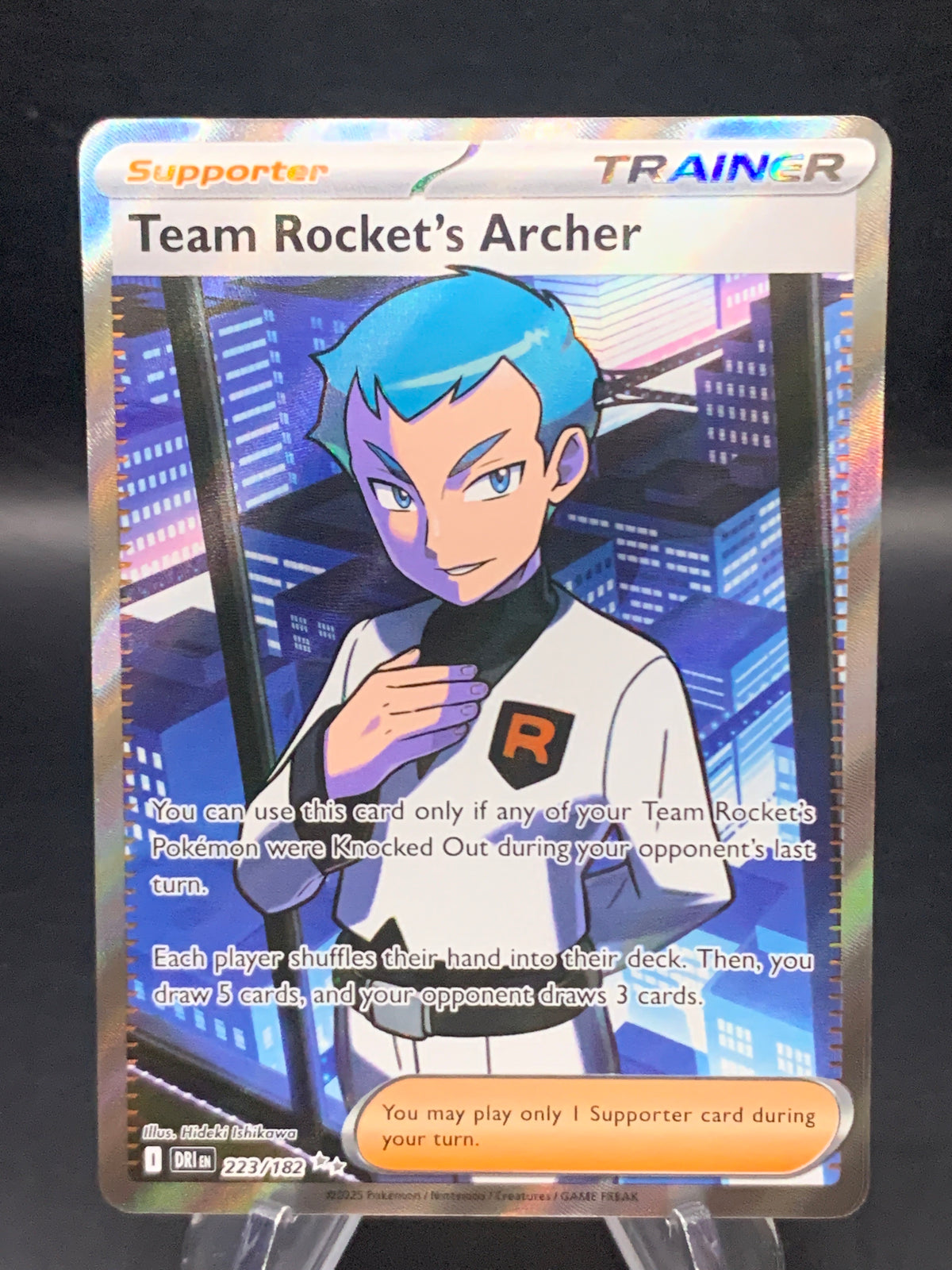 Pokémon TCG: 2025 Team Rocket's Archer 223/182 SV: Destined Rivals
