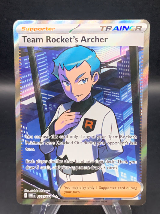Pokémon TCG: 2025 Team Rocket's Archer 223/182 SV: Destined Rivals