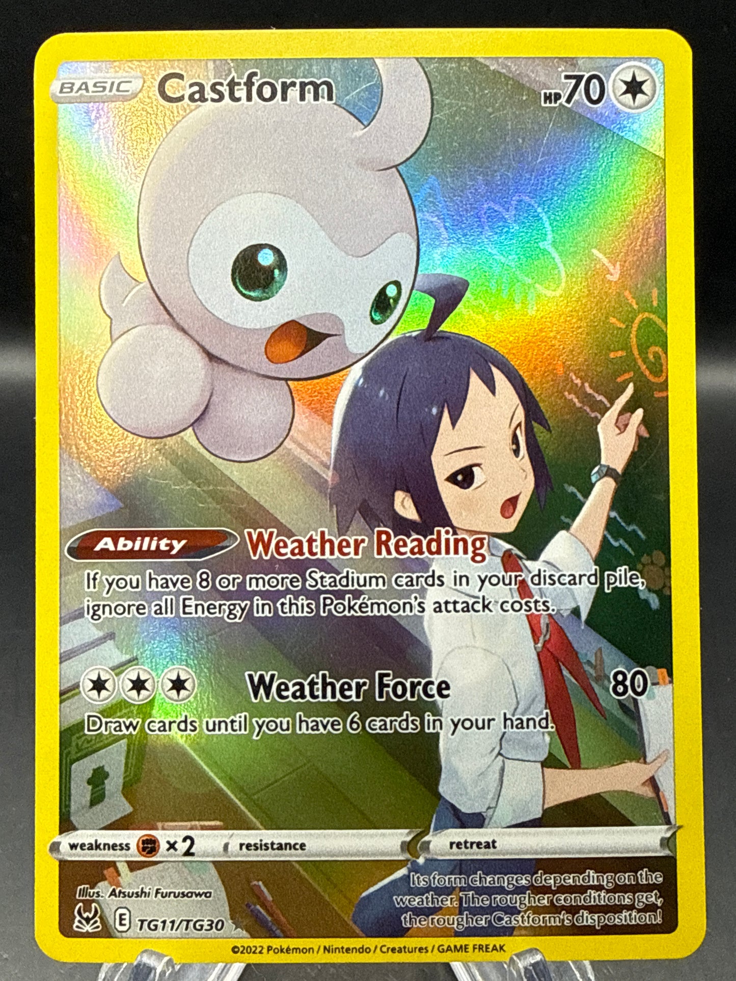 Pokémon TCG: 2022 Castform - TG11/TG30 - SWSH: Lost Origin Trainer Gallery