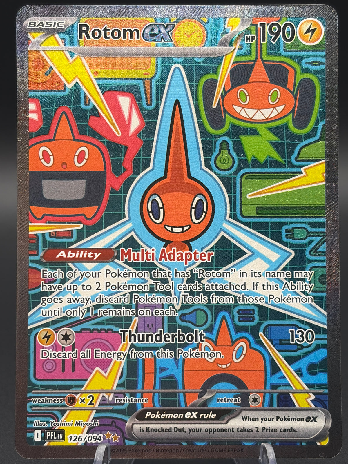 Pokémon TCG: 2025 Rotom ex - 126/094 - PFL: Phantasmal Flames