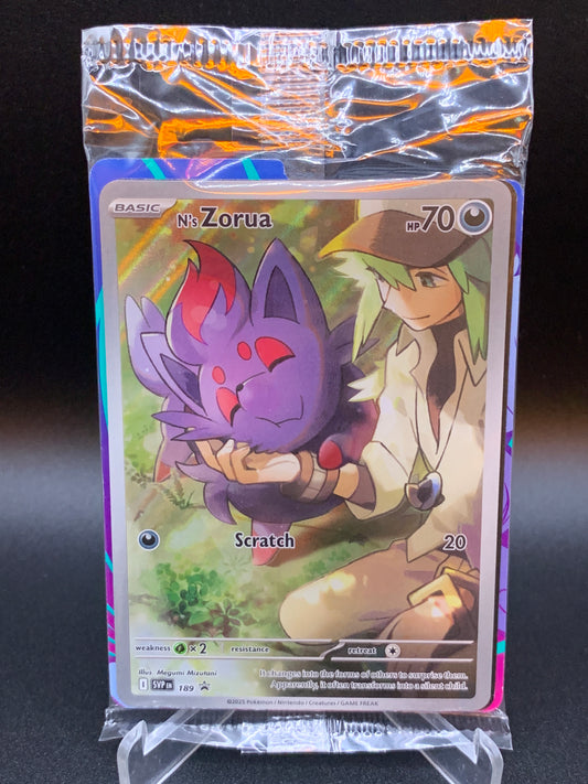 Pokémon TCG: 2025 N's Zorua #189 SV: Journey Together ETB Promo Sealed