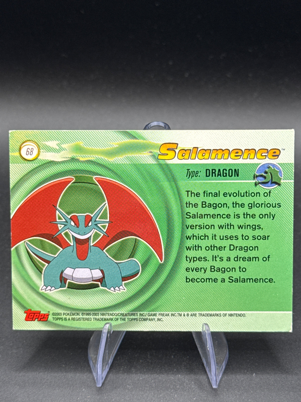 Pokémon TCG: 2003 Topps Salamence 68 - Pokémon Advanced