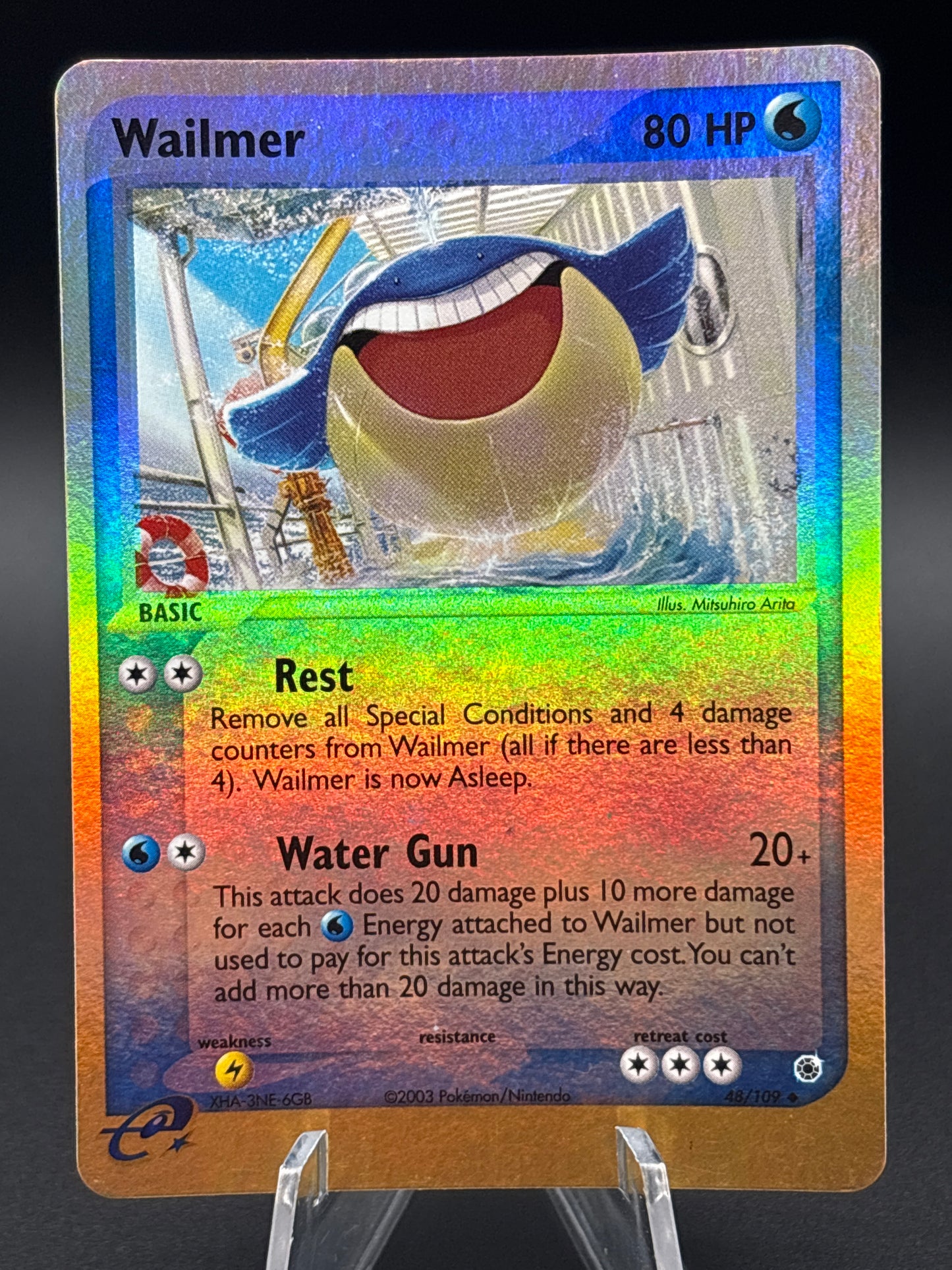 Pokémon TCG: 2003 Wailmer - 48/109 - Ruby and Sapphire Reverse Holo