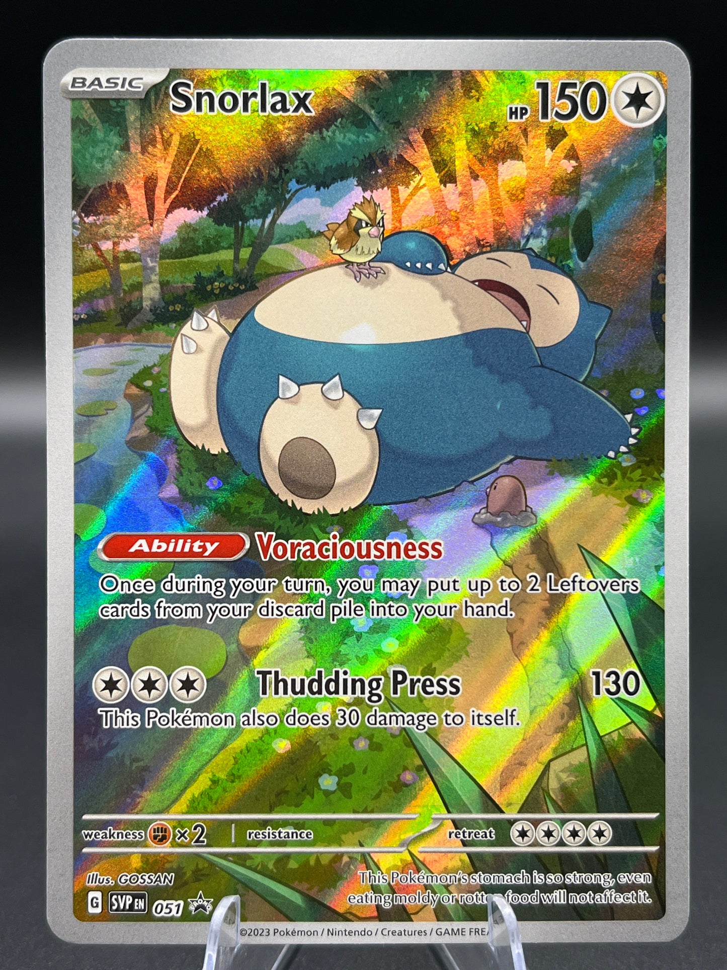 Pokémon TCG: 2023 Snorlax - #051 - SV: Scarlet & Violet Promos