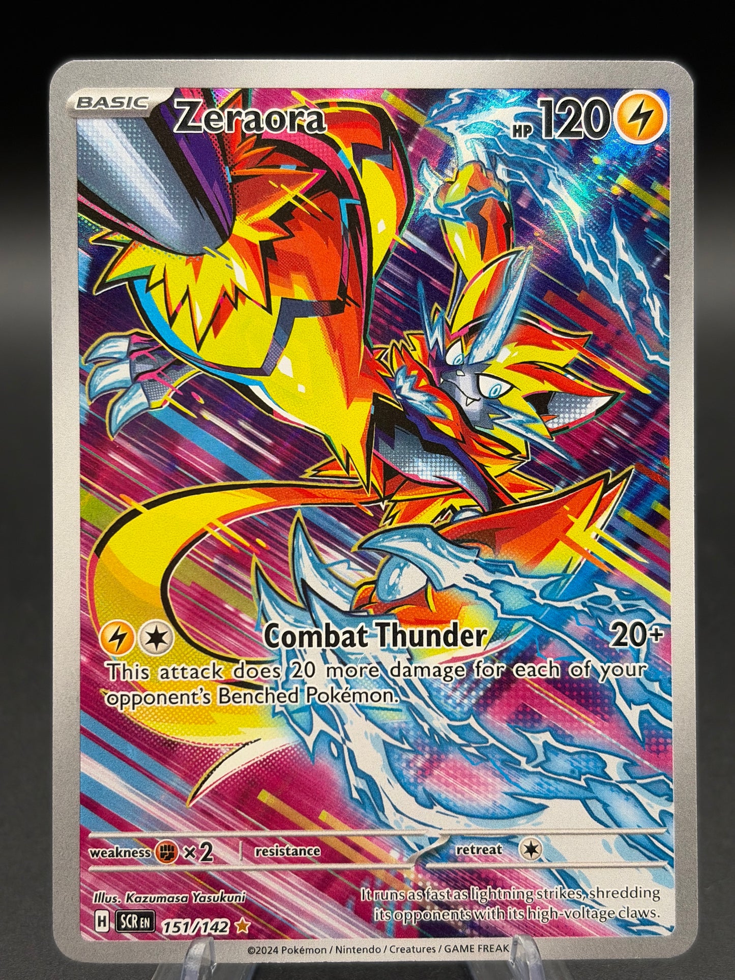 Pokémon TCG: 2024 Zeraora 151/142 SV: Stellar Crown