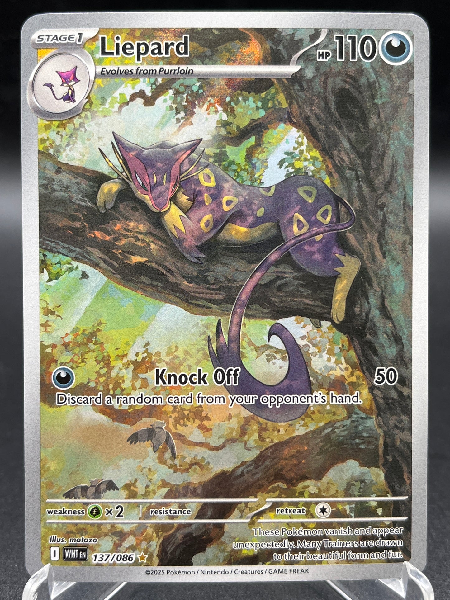 Pokémon TCG: 2025 Liepard - 137/086 - SV: White Flare